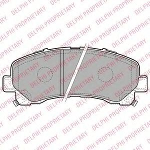 Колодки передние LP2229 DELPHI