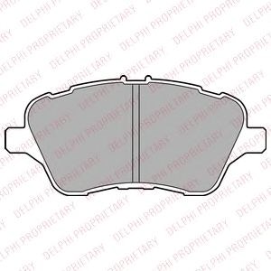 Колодки передние LP2474 DELPHI