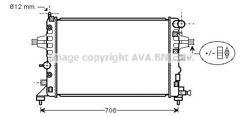 Радиатор OLA2362 AVA