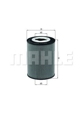 Фильтр очистки масла центробежный OX359D MAHLE