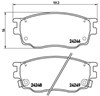 Колодки передние P49033 BREMBO