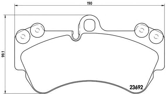 Колодки P85069 BREMBO