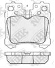 Комплект задних колодок PN1844 NIBK