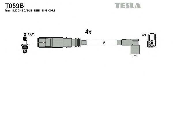 Комплект кабелiв запалювання T059B