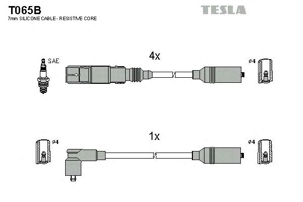 Комплект кабелiв запалювання T065B
