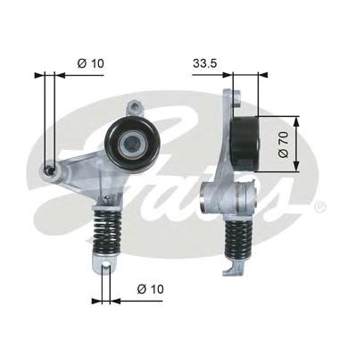 Натяжитель приводного ремня T38453 GATES