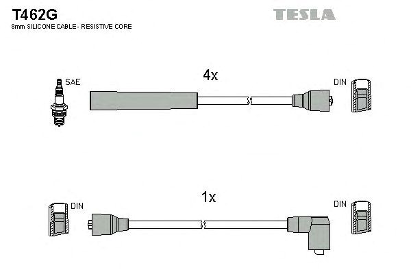Комплект кабелiв запалювання T462G