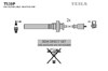 Провода высоковольтные, комплект T539P TESLA