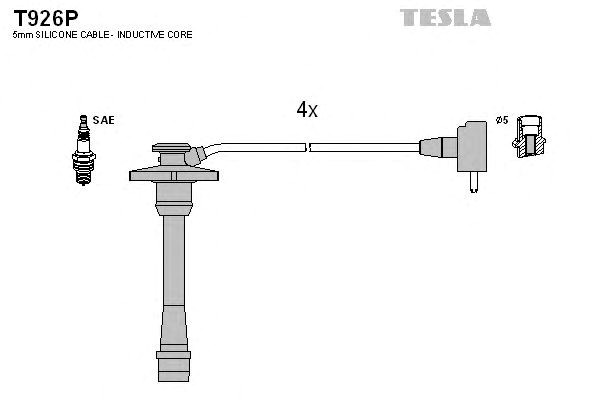 Провода зажигания T926P TESLA