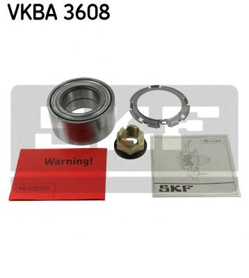 Підшипник призначений для монтажу на маточину, кульковий, з елементами монтажу VKBA 3608