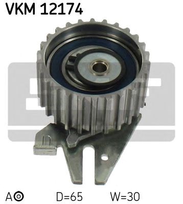 Ролик натяжителя ремня ГРМ VKM12174 SKF