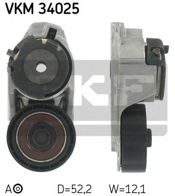 Роликовий модуль натяжителя ремня VKM34025 SKF