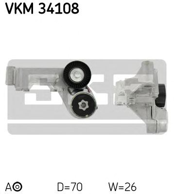 Натяжитель клинового ремня VKM34108 SKF