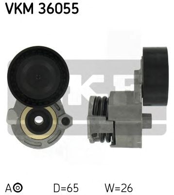 Vkm 36055 skf натягувач поліклинового ременя VKM 36055