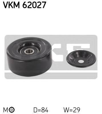 Паразитный ролик приводного ремня VKM62027 SKF
