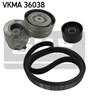 Ремень приводной, комплект VKMA36038 SKF