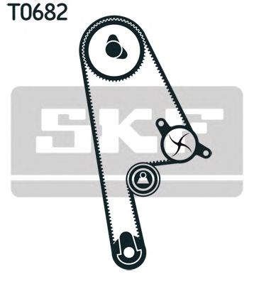 Ремень ГРМ, комплект VKMA93006 SKF
