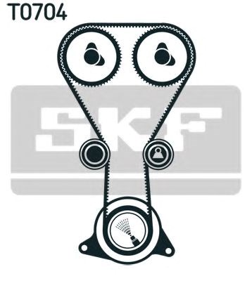 ГРМ ремни, комплект VKMA94626 SKF