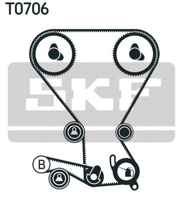 Роликовий модуль натягувача ременя (ролик, ремінь) VKMA 95659