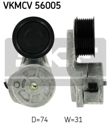 Натяжная планка поликлинового ремня VKMCV56005 SKF