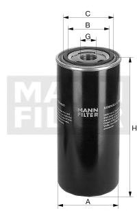 Фільтр гідравлічний deutz/fahr/khd wd950/5(mann) WD 950/5