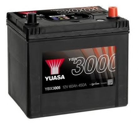Yuasa 12v 60ah smf battery japan ybx3005 (0) YBX3005