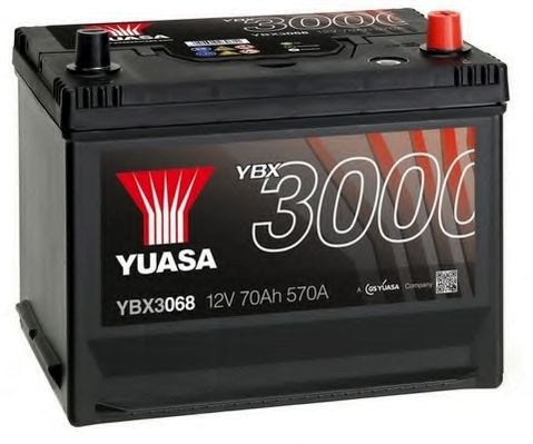 Yuasa 12v 72ah smf battery japan ybx3068 (0) YBX3068