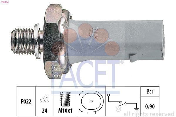 70134 FACET Датчик давления масла купить в Ровно