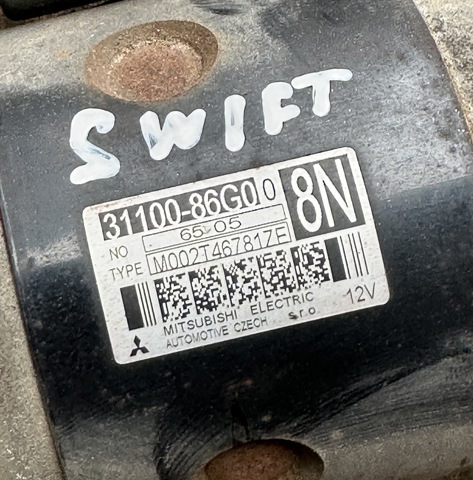 3110086G00 SUZUKI Стартер купить в Николаев