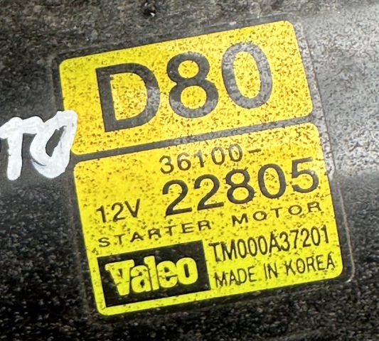 3610022805 HYUNDAI Стартер купить в Каменское