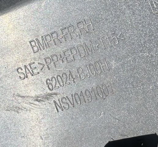 62024BJ00H NISSAN Бампер передний, правая часть купить в Киев