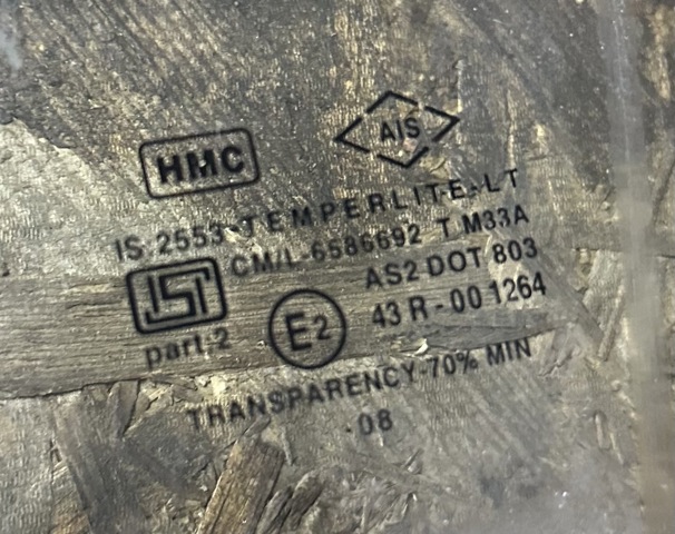 824101C010 HYUNDAI Стекло двери передней левой купить в Каменское