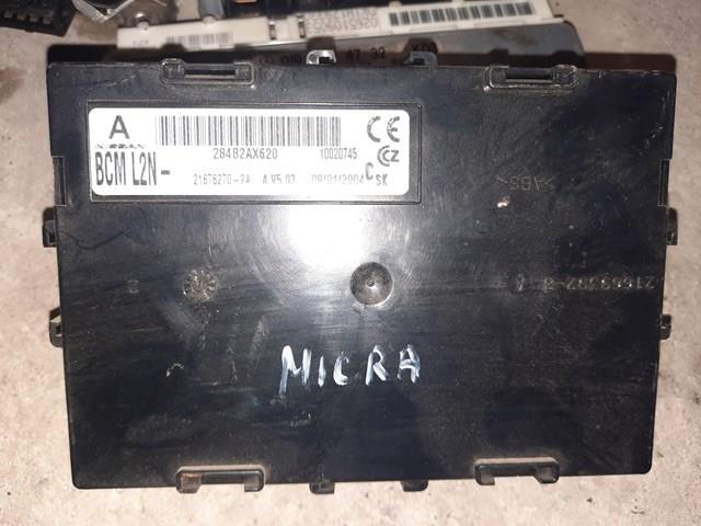 Блок управления комфортом 284B2AX620 NISSAN