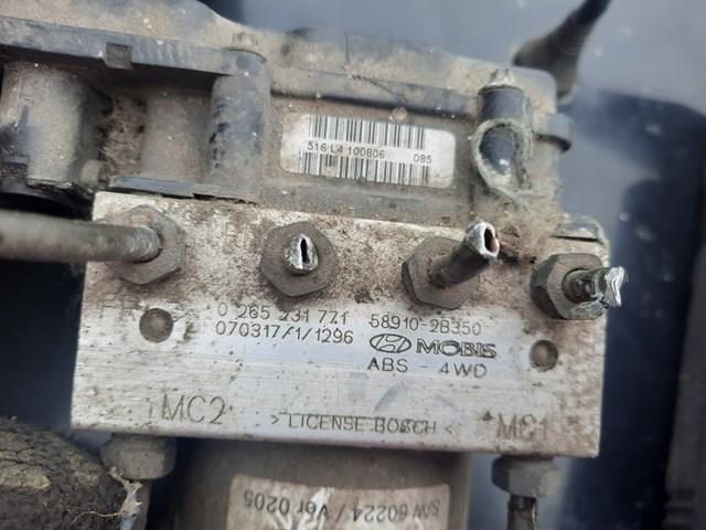Блок ABS гидравлический 589102B350 HYUNDAI