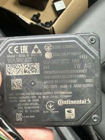 Радарный датчик дистанции 1EA907572G VAG
