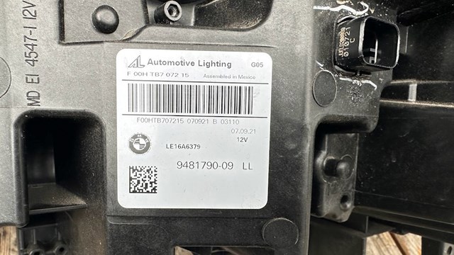 BMW 63119850428 Правая фара в наличии Павлоград