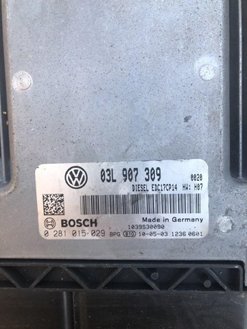 03L907309 BOSCH Блок управления двигателем купить в Каменское