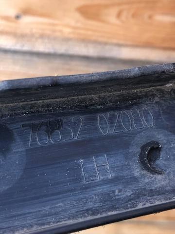7685202080 TOYOTA Спойлер переднего бампера левый купить в Киев