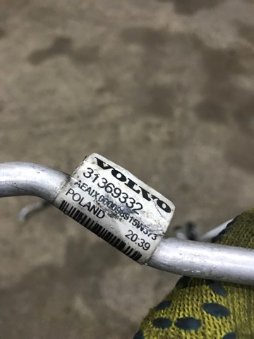 VOLVO 32226282 Шланг кондиционера, от радиатора к испарителю в наличии Одесса