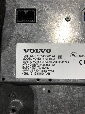 VOLVO 36010873 Дисплей многофункциональный в наличии Запорожье