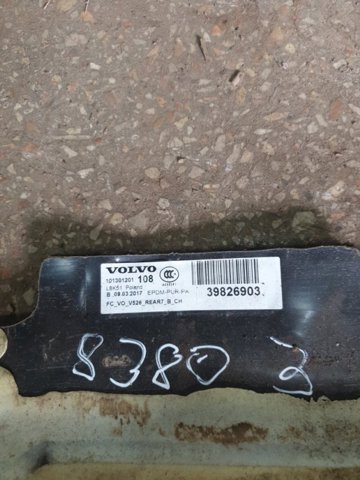 VOLVO 39826903 Покрытие напольное салона, заднее в наличии Днепр