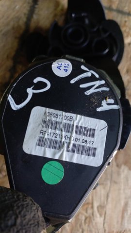 VAG 3CN857812RAA Ремень безопасности задний правый в наличии Харьков