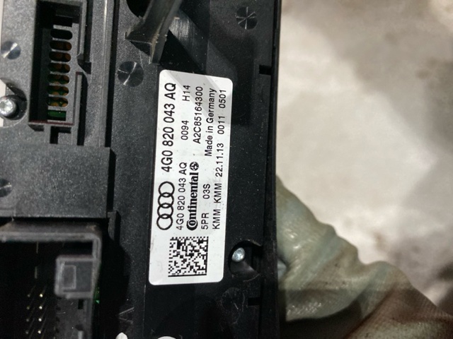 VAG 4G0820043BG5PR Блок управления режимами отопления/кондиционирования в наличии Запорожье