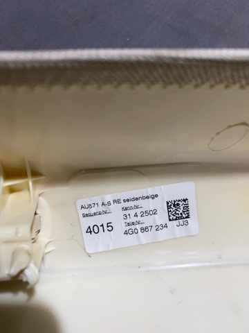 4G0867234JJ3 VAG Обшивка стойки кузова внутренняя передняя правая купить в Сумы