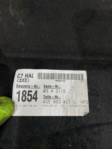 Установка полки вещевой 4G5863411GHP3 VAG