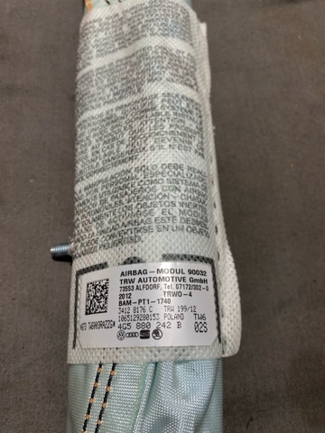4G5880242B VAG Подушка безопасности (AIRBAG) спинки сиденья правого купить в Житомир