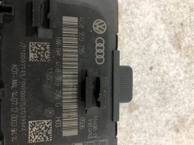 4G8959795D Блок комфорта задней двери купить Сумы