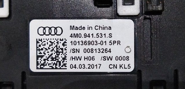 VAG 4M0941531S5PR Переключатель света фар на "торпедо" в наличии Винница