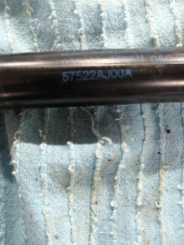 57522AJ00A SUBARU Амортизатор капота купить в Днепр
