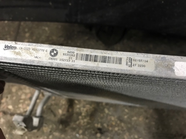 BMW 64506804721 Радиатор кондиционера в наличии Львов